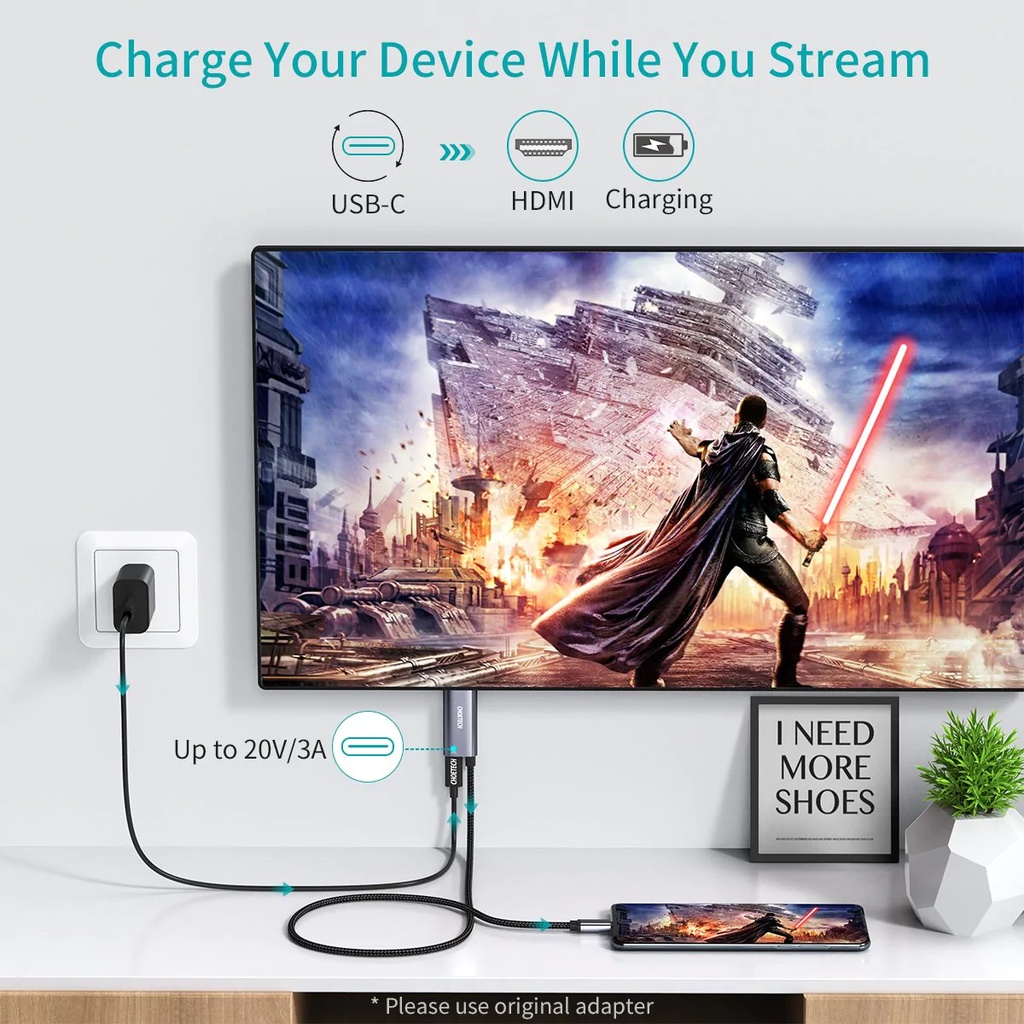 Choetech USB-C to HDMI Cable - Image 3