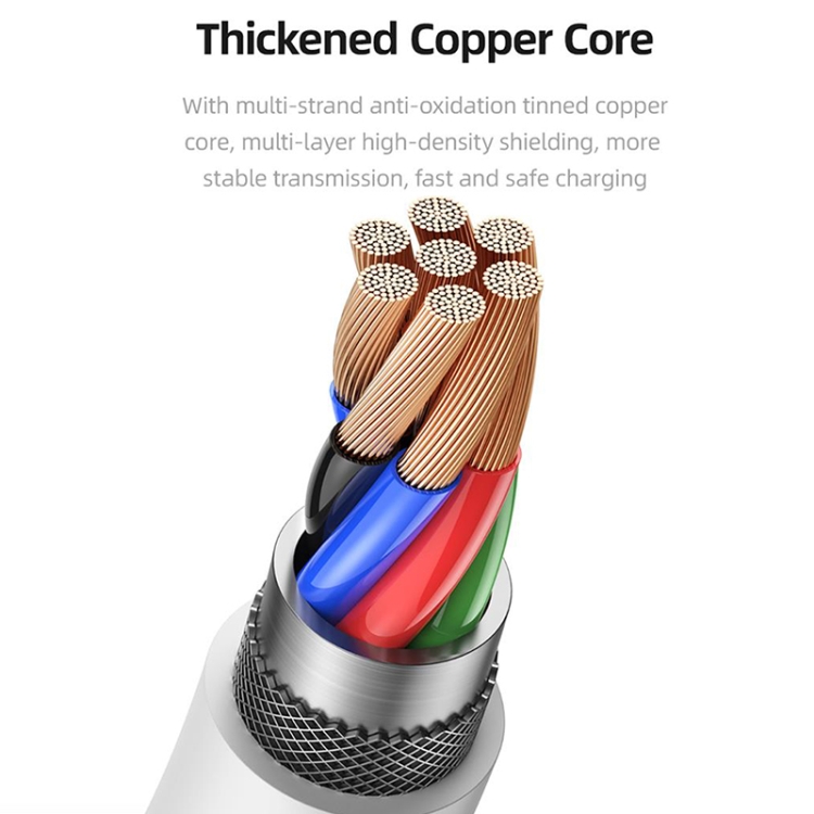 USAMS 3M, Lightning Fast Charge Cable - Image 4