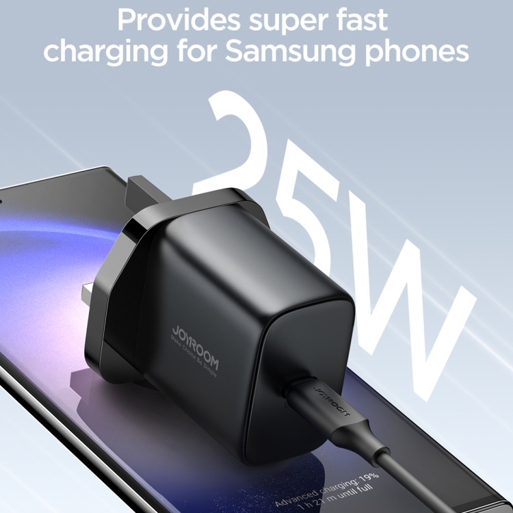 JOYROOM JR-TCF11 USB C 25W PD Charger with 1m Lead - Image 2