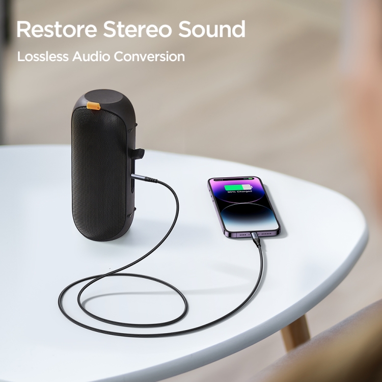 Joyroom SY-A06 Lightning to 3.5mm AUX Cable 1.2M - Image 4