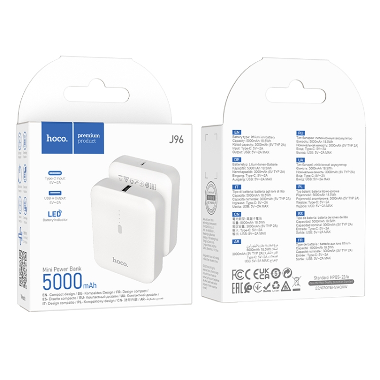 Hoco J96 5000mah Mini Power Bank - Image 3